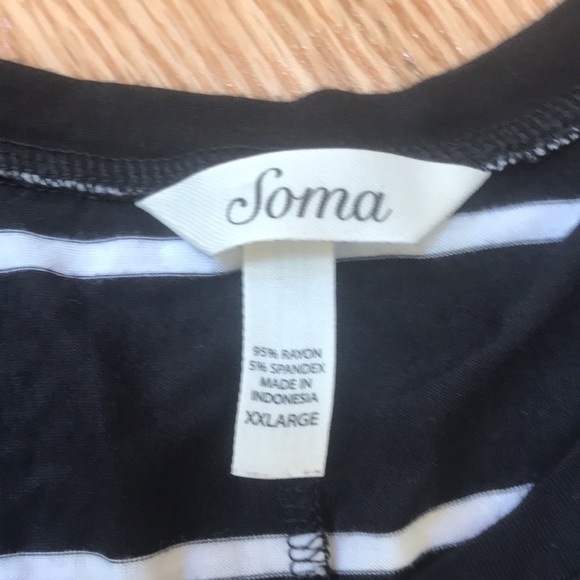 Soma XXL striped long sleeve top. - Picture 4 of 6